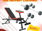 New Weight Plate Dumbbell Barbell Home Gym