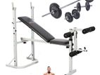 New Weight Set with Bench
