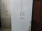 new white 2 door cupboard 6*2.5 wardrobe