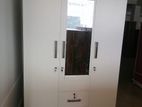 New White Colour 3 Door Melamine Cupboard Wardrobe