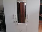 new white colour 3 door wardrobe 6x4ft cupboard