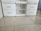 New White Colour Large 65" TV Stand Cupboard