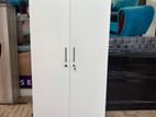 New White Colour Melamine 2 Door Cupboard 6*2.5 Wardrobe