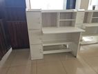 new white colour rack table cupboard 4*2 ft