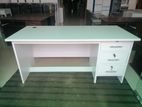 new white colour table 5 X 2 ft cupboard drower large
