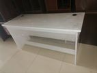 new white colour writing / office computor table 5 x 2 ft large
