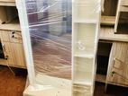 New white Melamine 4*2 Ft mirror Half Rack .