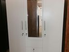 New White Melamine 72" x 47" Wardrobe 3 Door Cupboard 6 4 ft