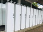New White Melamine One Door Cupboard