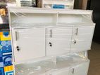 New white Melamine pantry cupboard 3D.