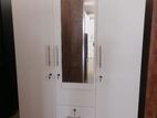 New White Melamine Wardrobe 3 Door Cupboard 6 x 4 ft large