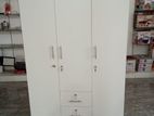 New white Melamine Wardrobes 3 door .