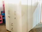 New white Melamine Wardrobes 3 Door .