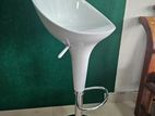 New White Panty Bar Chair