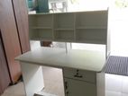 New White Rack Study Table 4*2 Ft