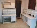 New white Rack writing Table 4*2 ft.