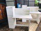 New White Side Cupboard with Study Table