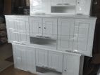 New White wall Top pantry Cupboard Set .