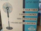 New "Wicks" 18 inch Pedestal Fan