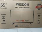 NEW WISDOM 65 Inch Smart 4K Android 14 Led Frameless Tv