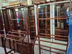 New wooden cloth rack L .