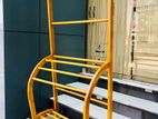 New wooden cloth rack L .