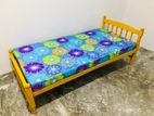 New Wooden Single Bed and Mattresses 6*3 Ft