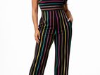 Women’s Stripe Jumpsuit