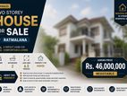 (NH663) Two Storey 3 Bedroom House for Sale in Rathmalana