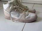 Nike Dunk High Retro PRM Cracked Leather Shoe