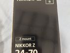 Nikon 24-70 f2.8 s lens
