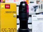 Nikon AF 55.300mm VR ED Lens Full Set Box