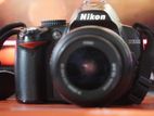 Nikon D3000 with 18 55