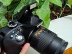 Nikon D3300 With 18-55mm Lens