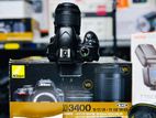 Nikon D3400 24.2MP DSLR Camera Full Set Box