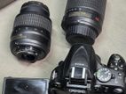 Nikon D5200 with 2 Lens