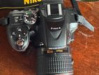 Nikon D5300 with lens