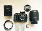 Nikon D5600 18-140 Lens and All Accessories