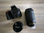 Nikon D5600 24.2MP DSLR + 18-55mm VR & 70-300mm ED Lenses