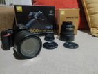 Nikon D5600 with 18-140MM 50MM Lenses
