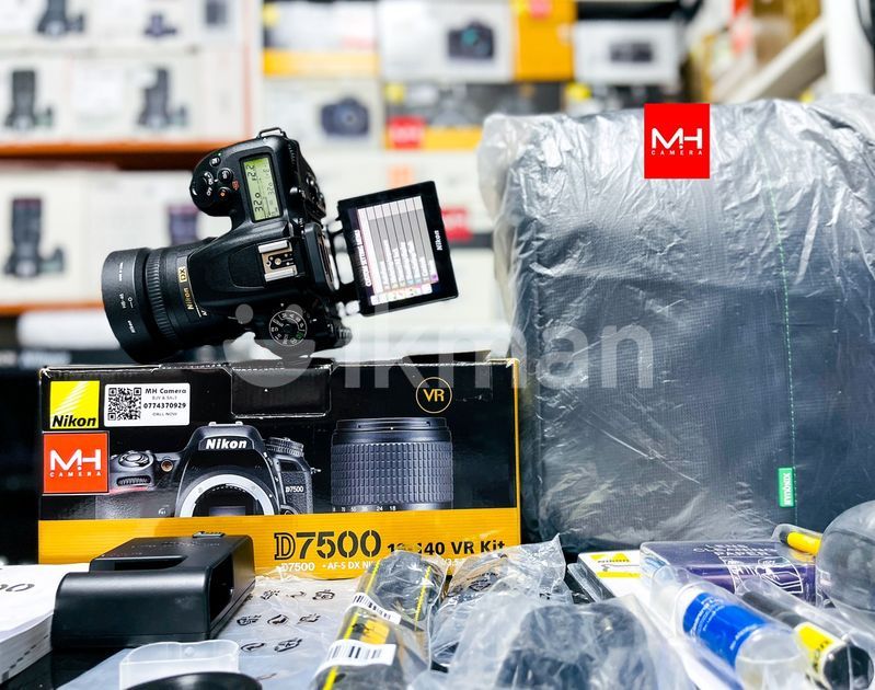 Nikon D7500 4K 24.3mp DSLR Camera Full Set Box for Sale in Gampaha City ikman