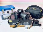 Nikon D7500 with 18-140mm lens, camera bag, dry box 2 SD cards