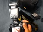 Nikon DSLR D5100 Camera Full Set with Flasher