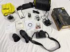 Nikon DSLR D7200 Full Set 50mm,140mm