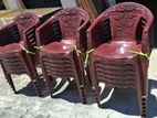 Nippon Plastic Arm Chairs
