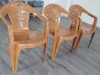 Nippon Plastic Arm Chairs
