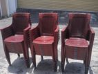 Nippon Plastic Arm Chairs