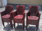 Nippon Plastic Arm Chairs