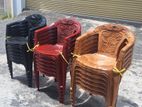Nippon Plastic Arm Chairs