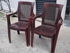 Nippon Plastic Arm Chairs